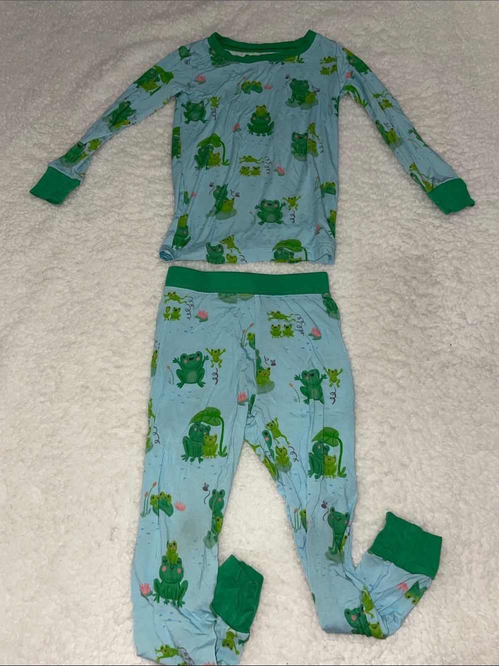 Little Sleepies Frog 2 Piece Pjs